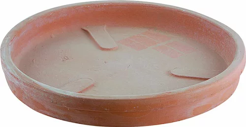Extérieur essentiel：Soucoupe ronde en terre cuite Anticomestiere - Ø 44,3 x H 6 cm
