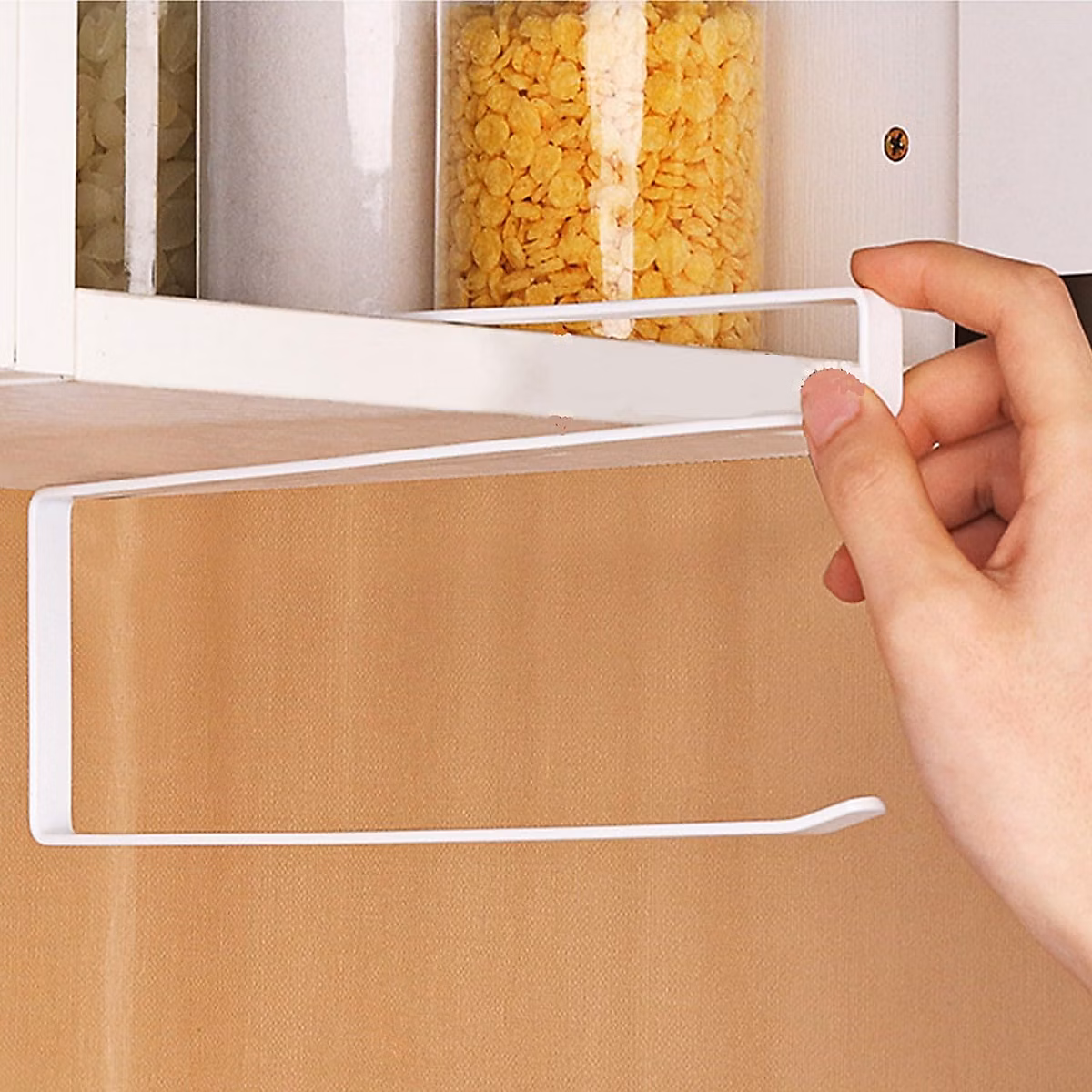 BASHLWUA Porte – rouleau de cuisine | 1 porte | essuie | tout de cuisine sans perçage | porte | tout | rouleau de cuisine mural