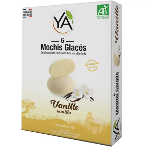 Vie extérieure：Mochis glacés bio coco vanille Ya - 6 x 35 g