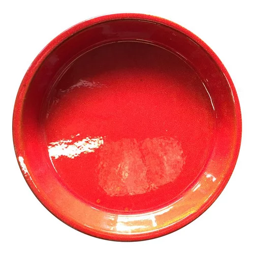 Jardin à équiper：Soucoupe Les Poteries d'Albi coloris soleil couchant - Ø 17 cm