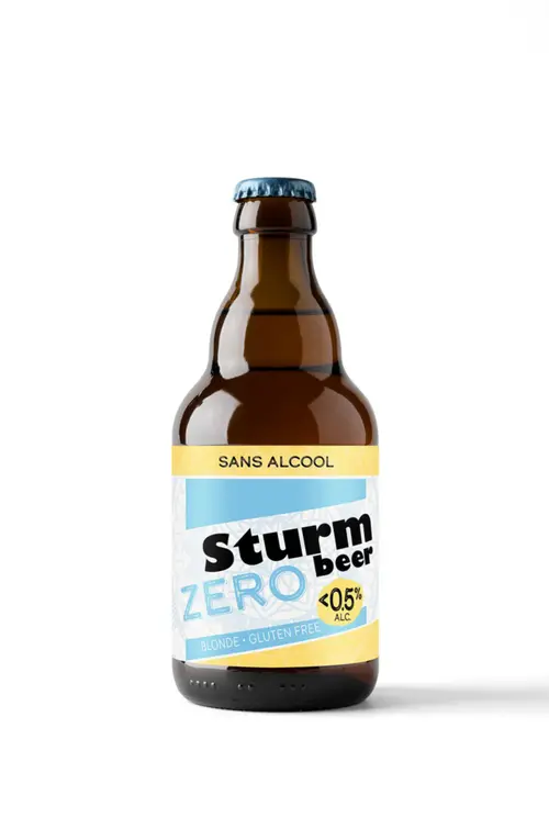 À découvrir pour l’extérieur：Bière sans alcool Sturm Beer Zero bio - 33 cl