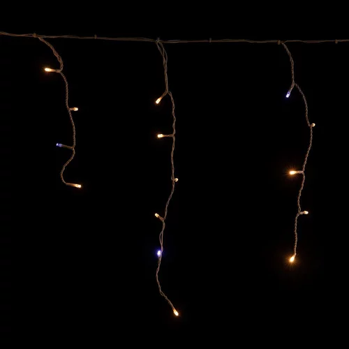 Sélection pratique:Stalactite lumineuse LED à lumière fixe blanc chaud sur secteur - 22 m