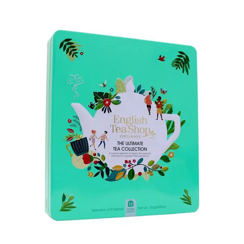 Bien pensé extérieur：Coffret thés et infusions bio collection Classique Ultimate English Tea Shop - 72 sachets