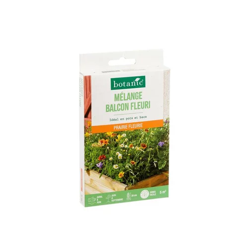 Jardin et confort:Mélange de graines pour balcon fleuri botanic® - graines à semer (5 m²)