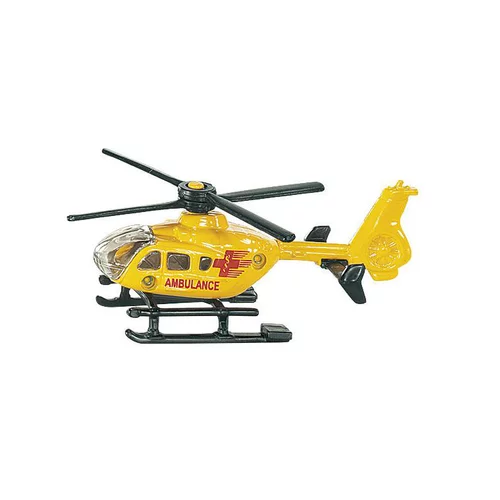 Pour la vie au jardin：Hélicoptère ambulance Siku - echelle 1/64e