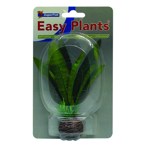 Pour organiser le jardin:Plante artificielle pour aquarium, fougère réaliste, SUPERFISH Easy Plants - petit modèle