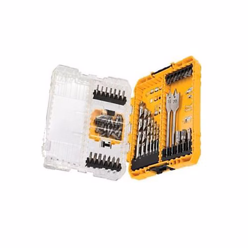 Coffret 55 pièces Toughcase embouts et forets pour bois et métal – DEWALT | DT70757 | QZ