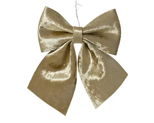Nature facile:Nœud décoratif en polyester brillant perle - 20 x 24 cm
