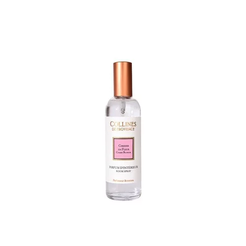 Extérieur pratique:Parfum d'intérieur coloris blanc senteur cerisier en fleur Collines de Provence - 100 ml