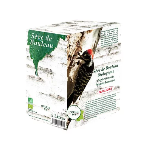 Extérieur solution:Sève de bouleau des Pyrénées biologique 5 L