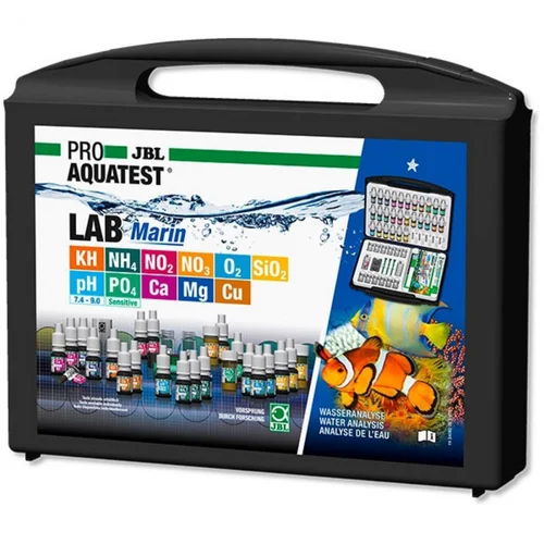 La solution pour votre jardin:Kit de test d'eau marine professionnel JBL - ProAquaTest LAB Marin