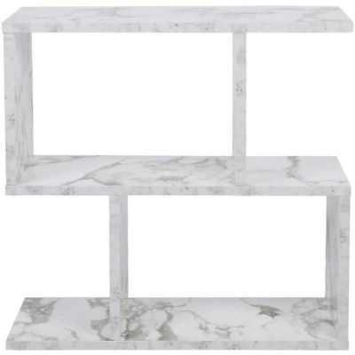Etagère en aggloméré effet marbre Life (Marbre blanc)
