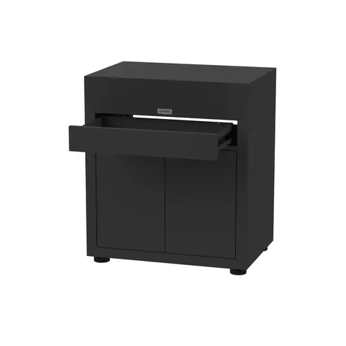 Une sélection pour le jardin:Meuble cuisine tiroir noir Le Marquier - L 80 x P 55 cm