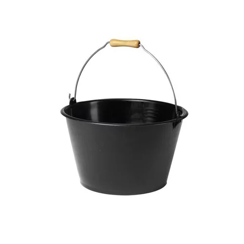 Jardin sélection:Seau à veau coloris noir avec poignée - 15,5L