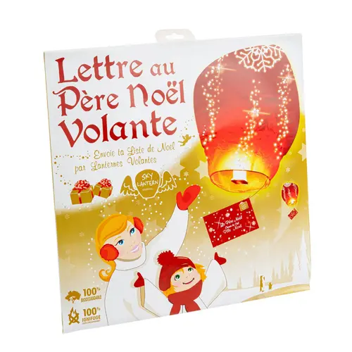 Essentiel nature：Lettre au Père Noël volante par lanterne