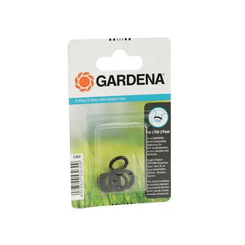 Esprit extérieur:Joints toriques de 9mm pour tous les embouts des accessoires d’arrosage Gardena - x 5