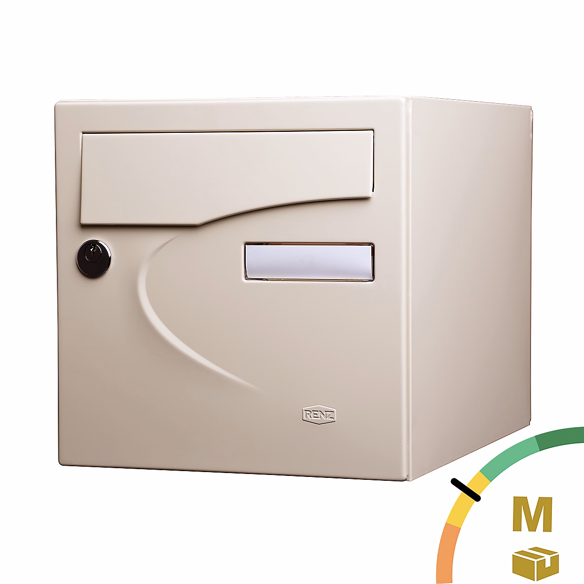 Boîte aux lettres, boîte à colis et accessoires – Boite aux lettres Préférence 1 porte ivoire mat 1015M