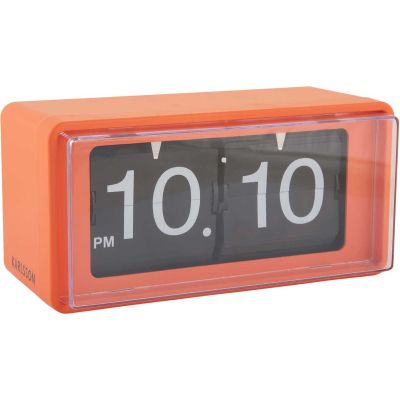 Horloge Clock Retro Boxed Flip (Orange)