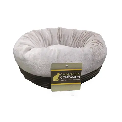 Déco extérieur:Nid douillet coloris gris et marron pour chat Champion Compagnon - 50 x 50 x 17 cm