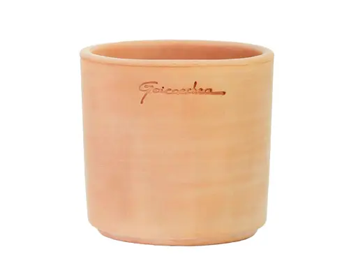 Jardin tout terrain:Pot Petit Cylindre coloris rose en terre claire - Ø 8,5 cm x 8,5 cm x 0,300 L