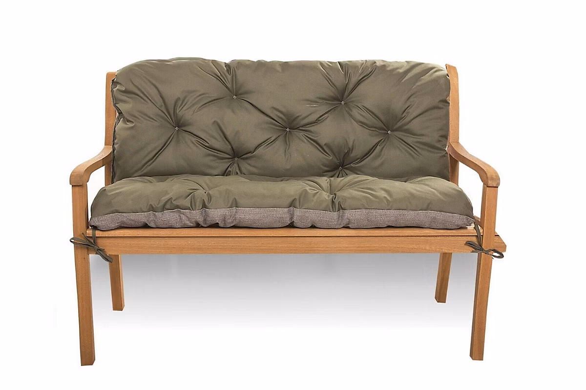 Coussin pour banc de jardin 170 × 60 × 50cm coussin de banc de jardin 3 places Vert coussin de balançoire coussin de banc extérieur
