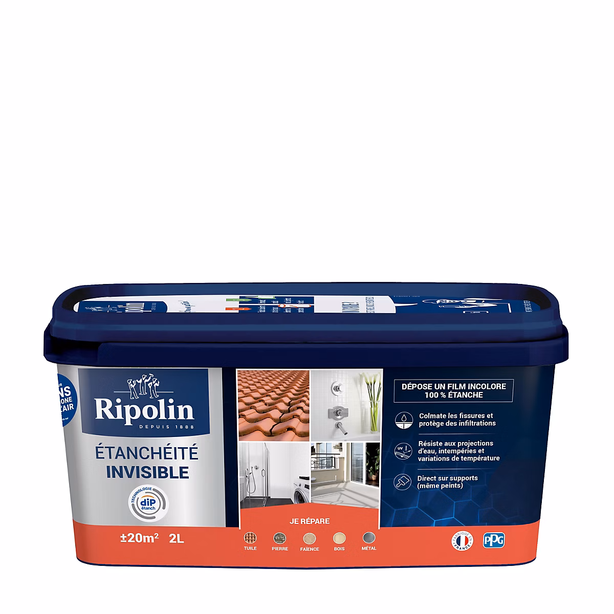 Étanchéité invisible tous supports 2L – Ripolin