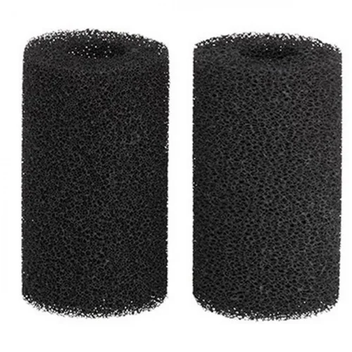 Pour votre espace vert:Mousse charbon pour filtre PowerLine, spécifique pour aquarium, marque EHEIM - Lot de 2