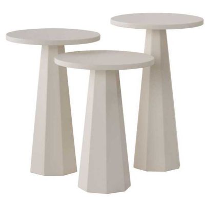 Ensemble de 3 tables d'appoint Lilyum