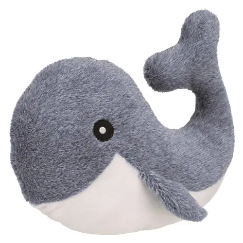Pour vivre dehors:Jouet peluche en polyester recyclé Trixie Be Nordic baleine Brunold - 25 cm