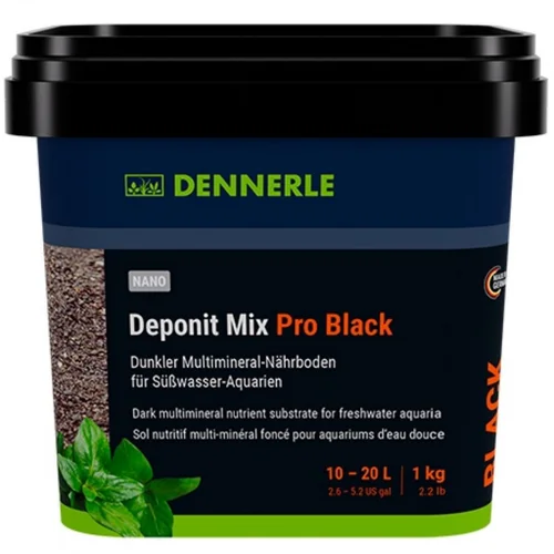 Pour créer votre univers jardin:Substrat noir enrichi Nano Deponit Mix Pro, DENNERLE - 1 kg
