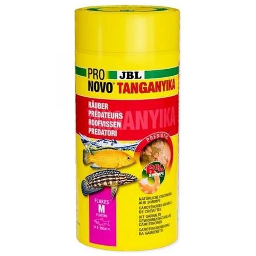 Pour donner du style à l’extérieur：Alimentation poissons Tanganyika en flocons, JBL ProNovo - 170g/1000ml