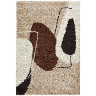Tapis intérieur en polypropylène Vivara 1062 marron (160 x 230 cm)