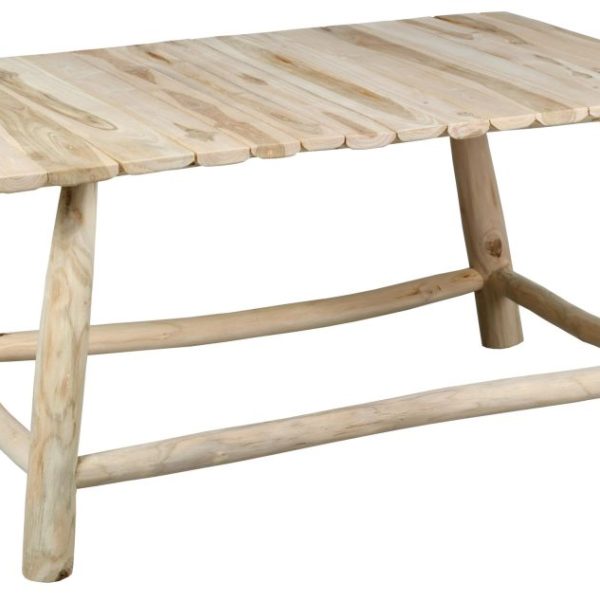 Table basse en teck naturel Arthur