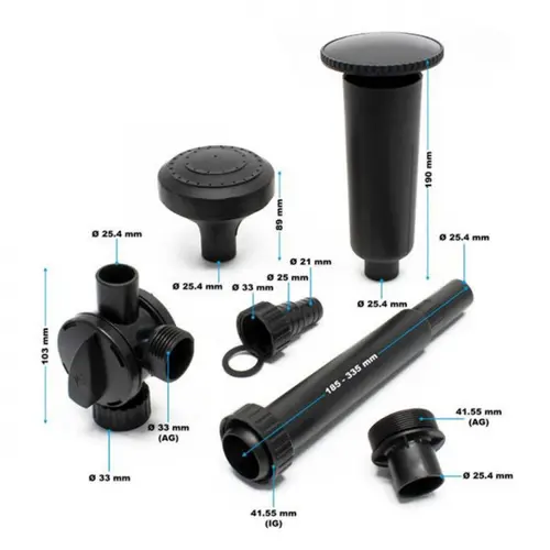 Durable au jardin:Ajutage pompe jet d'eau bassin, modèle CUF-5800 - SUNSUN BASSIN
