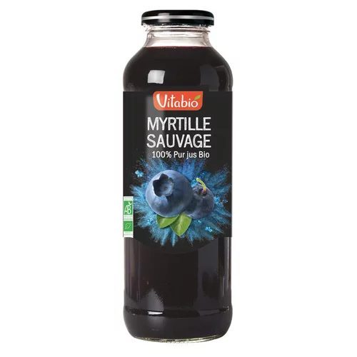 Essentiel au jardin:Jus de myrtille bio 50 cl