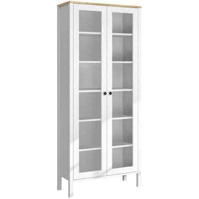 Meuble de rangement en aggloméré Frannie (Modèle 3 : 83 x 35 x 194 cm)