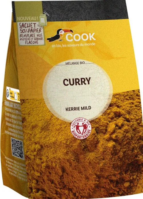Essentiel pour le jardin：Curry bio Cook - 100 g