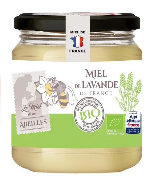 Solution utile:Miel de lavande bio de France Naturalim - 375 g