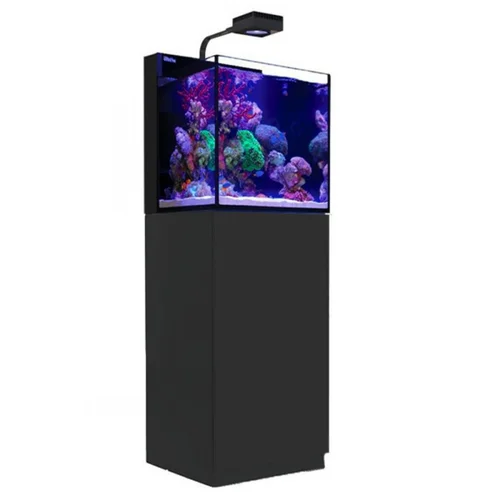 Une sélection pour l’extérieur：Aquarium marin cube noir, meuble inclus - RED SEA AQUARIUM Max Nano G2