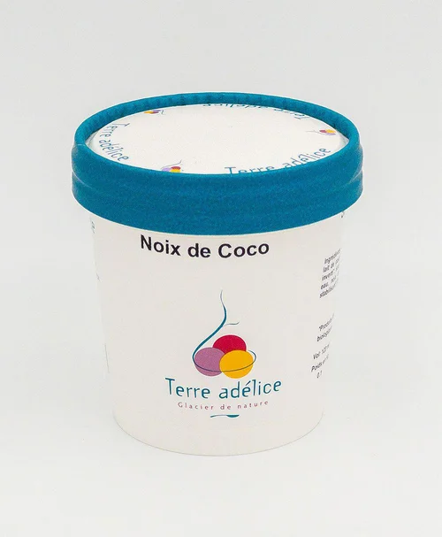 Sélection nature:Sorbet noix de coco Terre Adélice - Pot de 120 ml