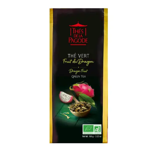 Espace vert facile:Thé vert fruit du dragon bio Thé de la Pagode - 100 g