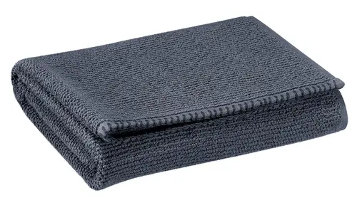 Parfait pour le jardin:Drap de bain en coton coloris ombre Vivaraise Bora - 150 x 90 cm