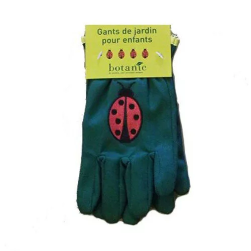 Une touche extérieure：Gants de jardinage pour enfant motif coccinelle
