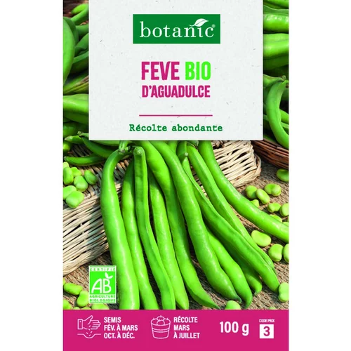 Pour organiser le jardin：Graines de fève d'Aguadulce bio botanic® - graines à semer
