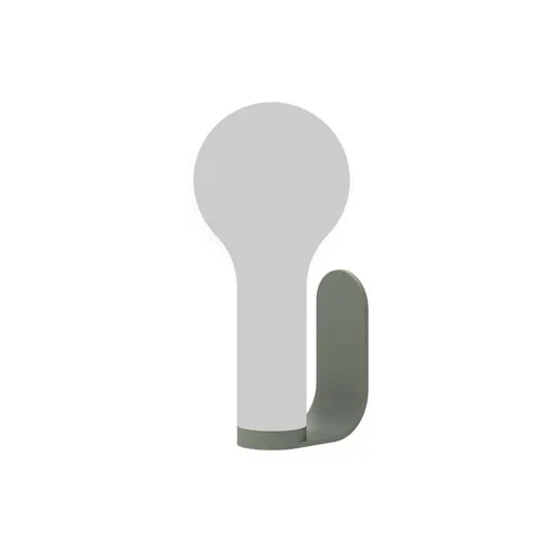 Solution nature：Support applique murale en aluminium pour lampe Aplô Fermob coloris vert Cactus - 12 x 5 cm