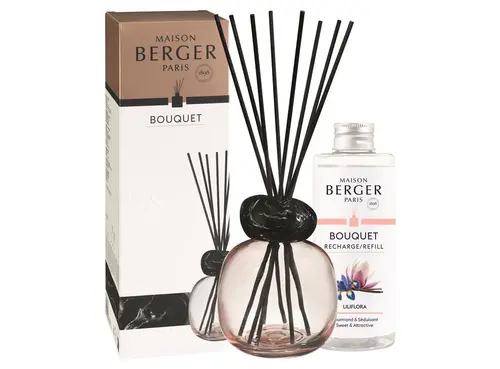 Maison et jardin:Bouquet parfumé roseoir Maison Berger minéral parfum Lilifora - 100 ml