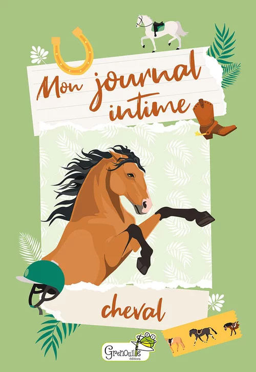 Moderne au jardin:Livre pour enfants "Mon journal intime cheval" Artemis