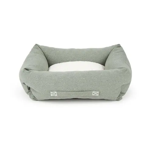 Jardin choix：Couchage pour chien coloris vert corbeille Scruffs Eco Eden - Taille M 60 x 50 cm