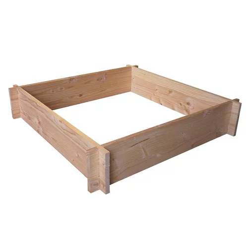 Pour les espaces verts:Potager carré brut botanic® - 120 x 120 x 16 cm