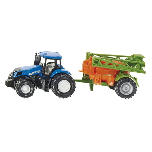 Bien pratique au jardin：Jouet Siku Tracteur NH + Epandeur - dès 3 ans